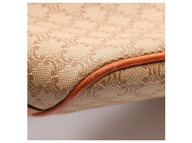 Céline Celine Macadam Schultertasche mit Kordelzug Braun Beige - Ansicht 7