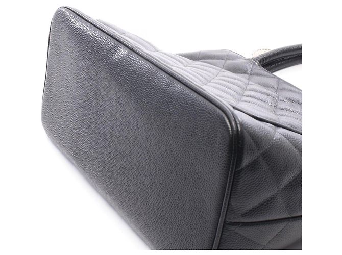 Borsa Tote Chanel Reissue in pelle di vitello martellata nera Nero - vista 10