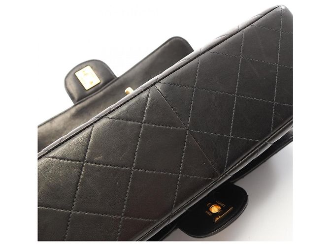 Borsa Chanel Matelassé Double-Faced Nero - vista 10
