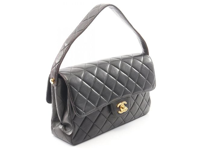 Borsa Chanel Matelassé Double-Faced Nero - vista 2