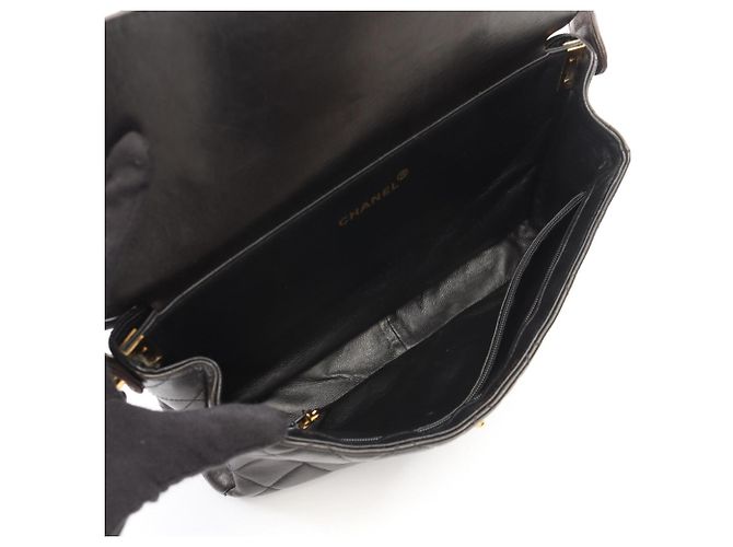 Borsa Chanel Matelassé Double-Faced Nero - vista 4