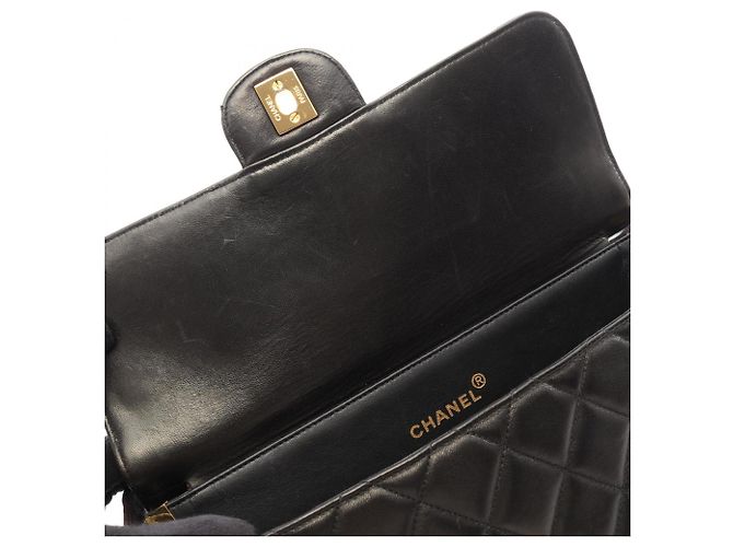 Borsa Chanel Matelassé Double-Faced Nero - vista 7