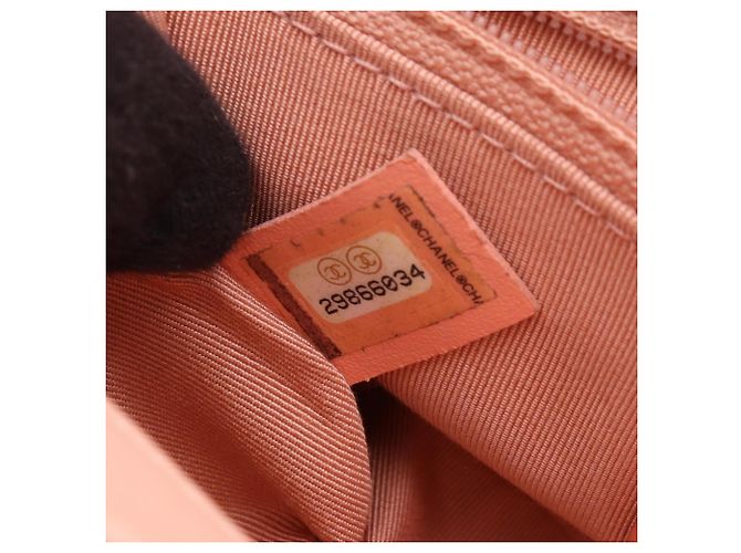 Borsa a spalla Chanel Matelassé Logo Rosa - vista 5