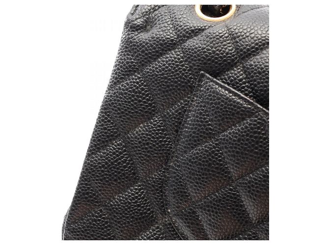 Borsa a tracolla Chanel Matelassé Double Flap Nero - vista 10