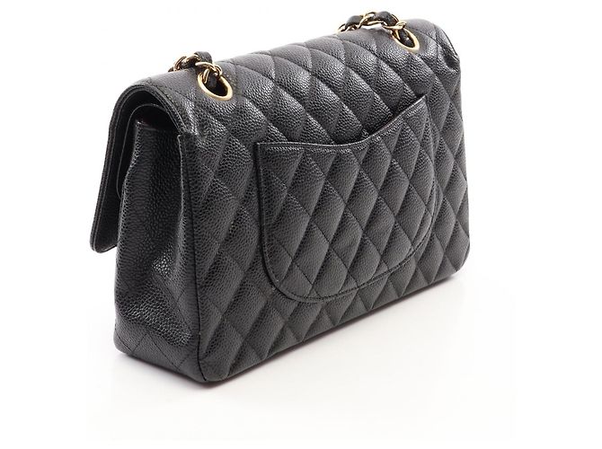 Borsa a tracolla Chanel Matelassé Double Flap Nero - vista 2