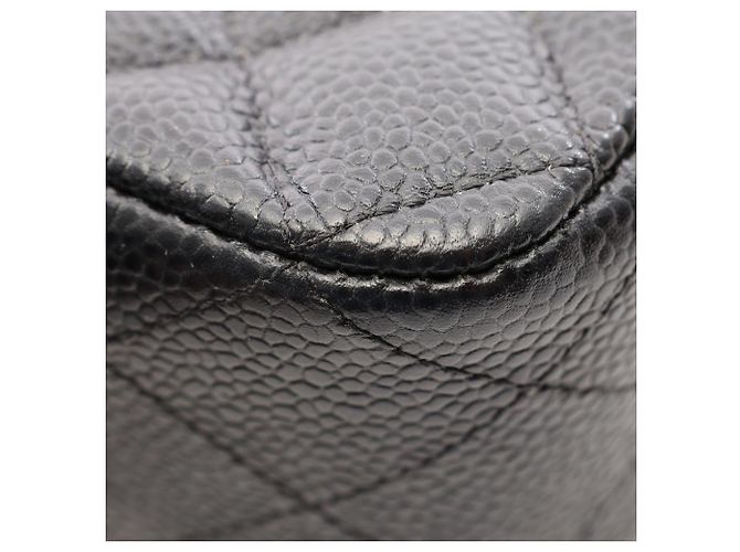 Borsa a tracolla Chanel Matelassé Double Flap Nero - vista 8