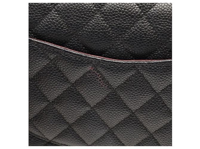 Borsa a tracolla Chanel Matelassé Double Flap Nero - vista 10