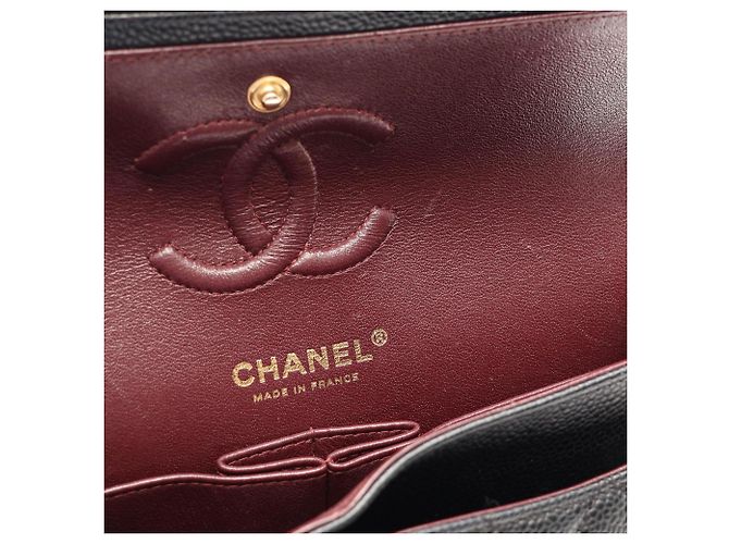 Borsa a tracolla Chanel Matelassé Double Flap Nero - vista 6