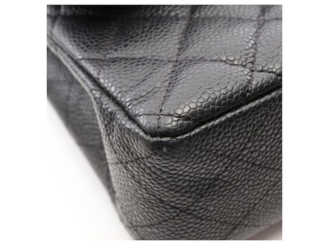 Borsa a tracolla Chanel Matelassé Double Flap Nero - vista 8