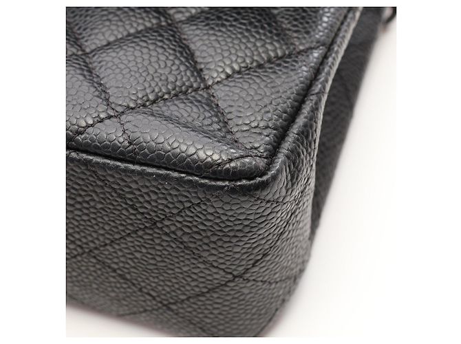 Borsa a tracolla Chanel Matelassé Double Flap Nero - vista 9