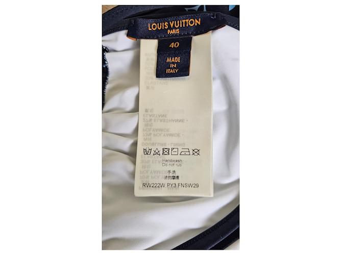Conjunto de bikini Louis Vuitton Monogram Azul Azul oscuro - vista 3