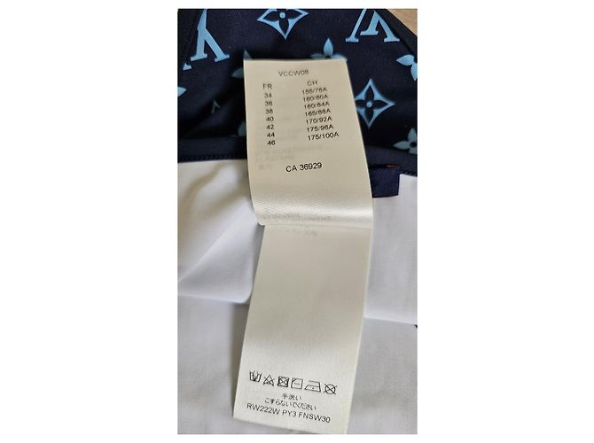 Conjunto de bikini Louis Vuitton Monogram Azul Azul oscuro - vista 6
