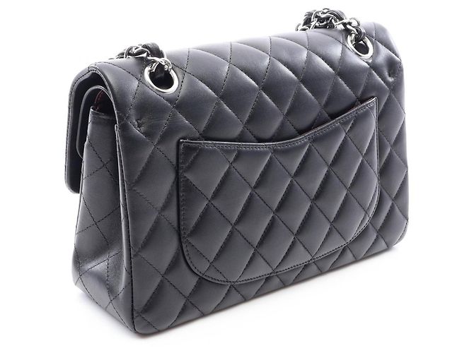 Borsa a tracolla Chanel Matelassé Double Flap Nero - vista 2
