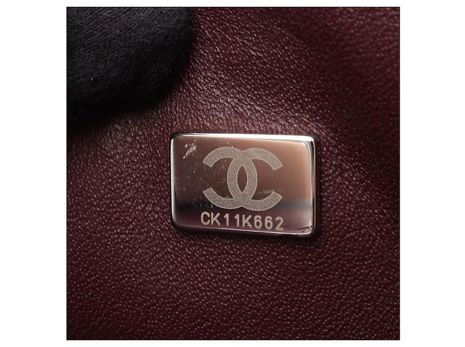 Borsa a tracolla Chanel Matelassé Double Flap Nero - vista 5