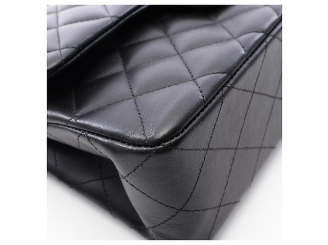 Borsa a tracolla Chanel Matelassé Double Flap Nero - vista 7