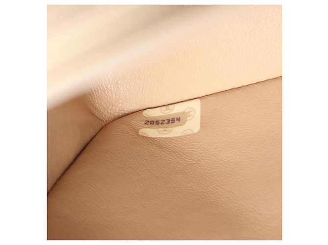 Borsa Chanel Matelassé Diana Flap Beige - vista 5