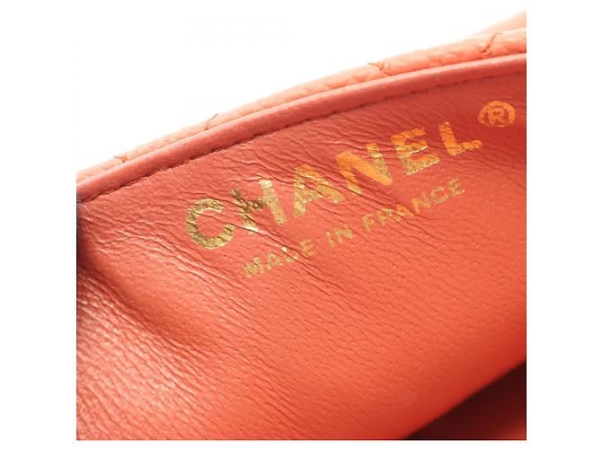 Timeless Borsa a tracolla Chanel Matelassé East West Arancione - vista 4
