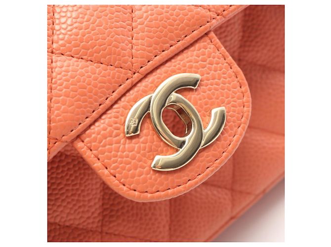 Timeless Borsa a tracolla Chanel Matelassé East West Arancione - vista 9