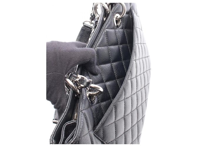 Borsa Tote Chanel Matelassé Grand Shopping GST Nero - vista 6