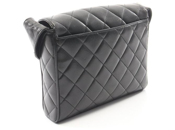 Borsa a tracolla Chanel Matelassé Nero - vista 2