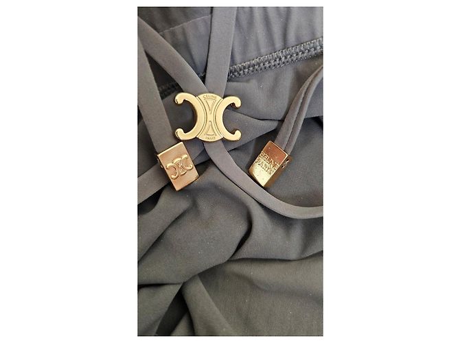 Céline Celine Triomphe Einteiler-Badeanzug in Olive Braun - Ansicht 2