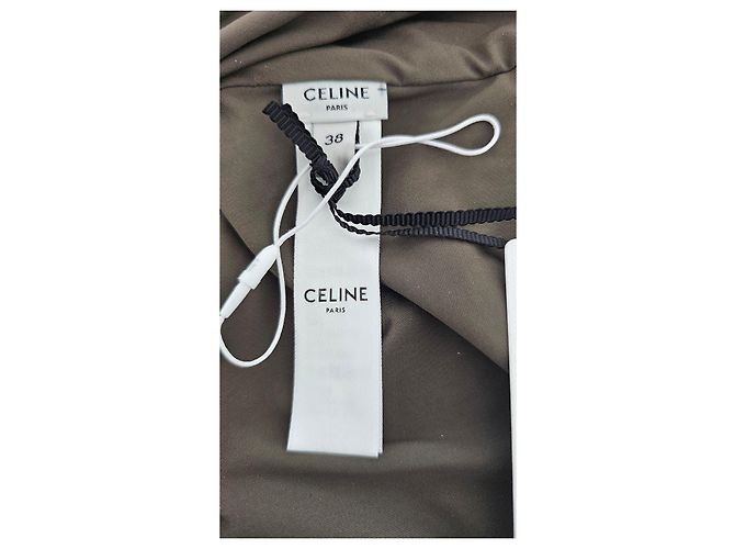 Céline Celine Triomphe Einteiler-Badeanzug in Olive Braun - Ansicht 4