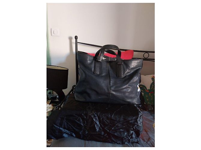 Yves Saint Laurent Handtasche Marineblau - Ansicht 5