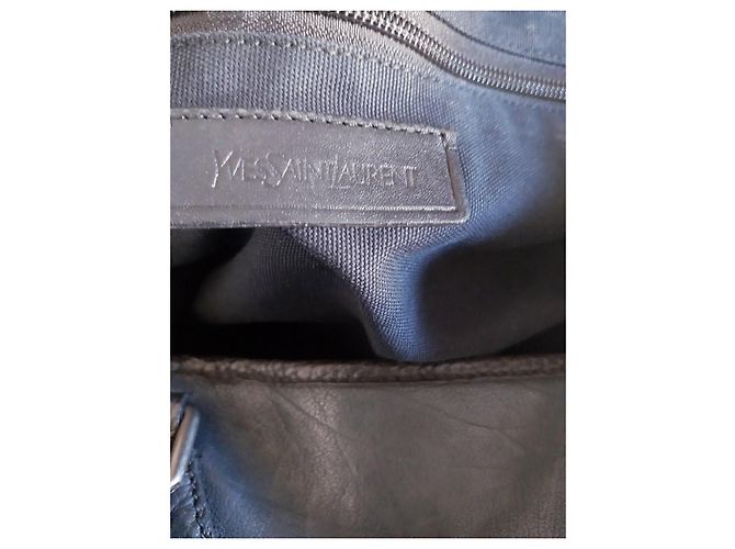 Yves Saint Laurent Handtasche Marineblau - Ansicht 7