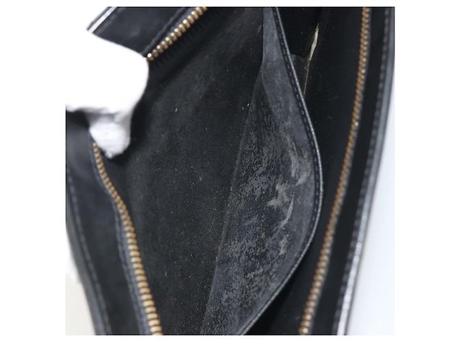 LOUIS VUITTON Epi Pochette Homme Clutch Bag Black M52522 LV Auth 194352 - vista 11
