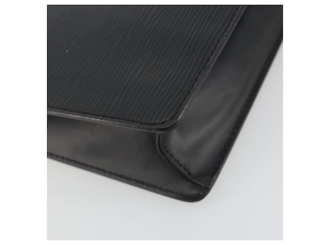 LOUIS VUITTON Epi Pochette Homme Clutch Bag Black M52522 LV Auth 194352 - vista 16