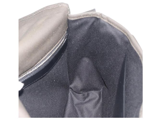 Borsa a tracolla SAINT LAURENT Canvas Khaki Silver 757146 Auth 196092 Argento Cachi - vista 18