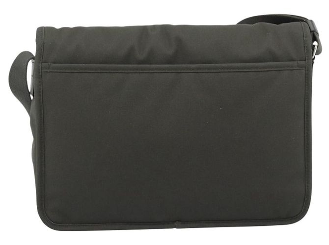 Borsa a tracolla SAINT LAURENT Canvas Khaki Silver 757146 Auth 196092 Argento Cachi - vista 2