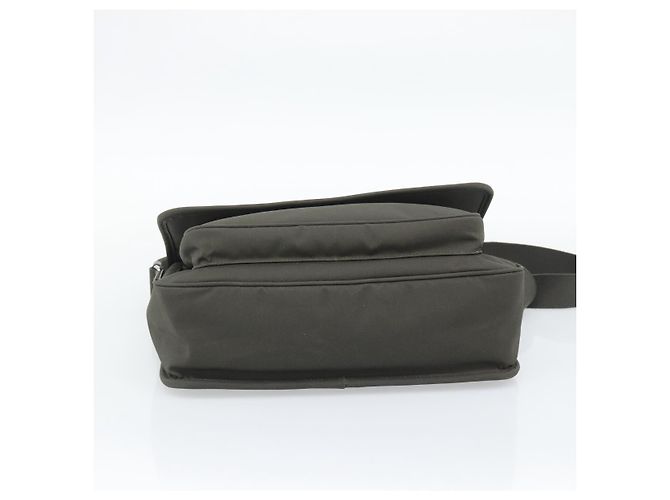 Borsa a tracolla SAINT LAURENT Canvas Khaki Silver 757146 Auth 196092 Argento Cachi - vista 5