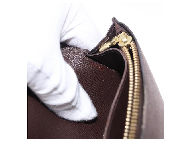 LOUIS VUITTON Damier Ebene Brazza Portefeuille Bifold Wallet N60017 Auth 180970A - vista 12