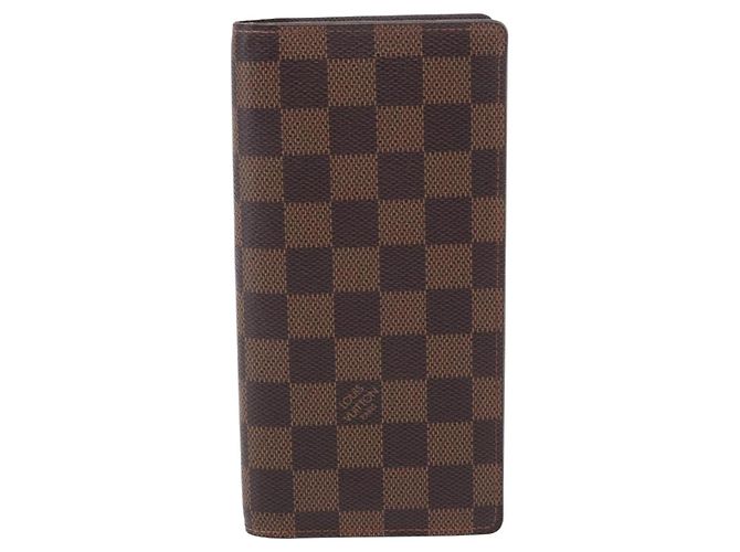 LOUIS VUITTON Damier Ebene Brazza Portefeuille Bifold Wallet N60017 Auth 180970A - vista 13