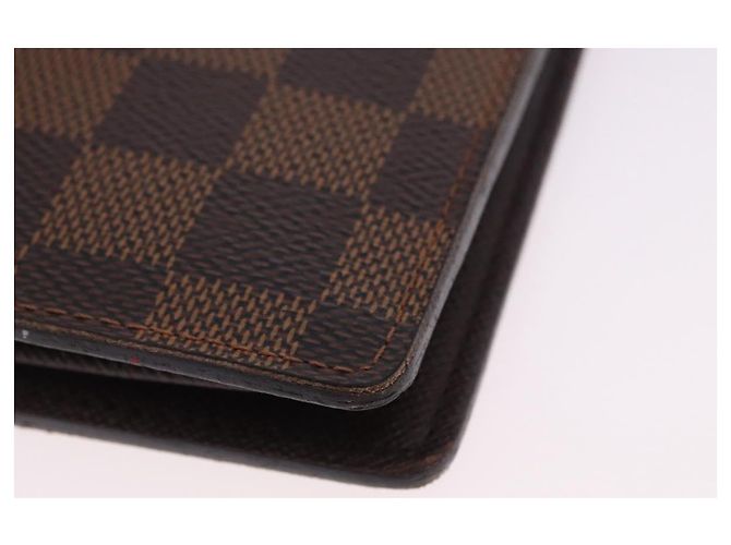 LOUIS VUITTON Damier Ebene Brazza Portefeuille Bifold Wallet N60017 Auth 180970A - vista 14