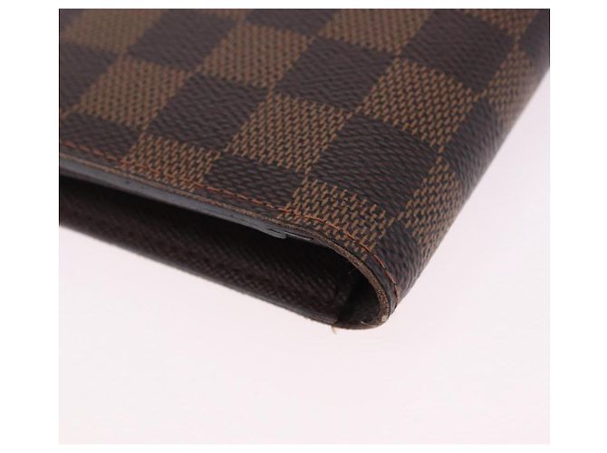 LOUIS VUITTON Damier Ebene Brazza Portefeuille Bifold Wallet N60017 Auth 180970A - vista 16