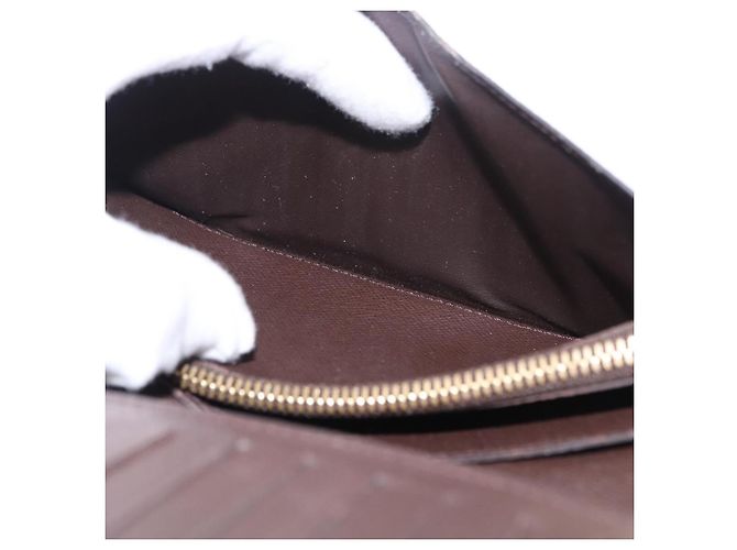 LOUIS VUITTON Damier Ebene Brazza Portefeuille Bifold Wallet N60017 Auth 180970A - vista 18