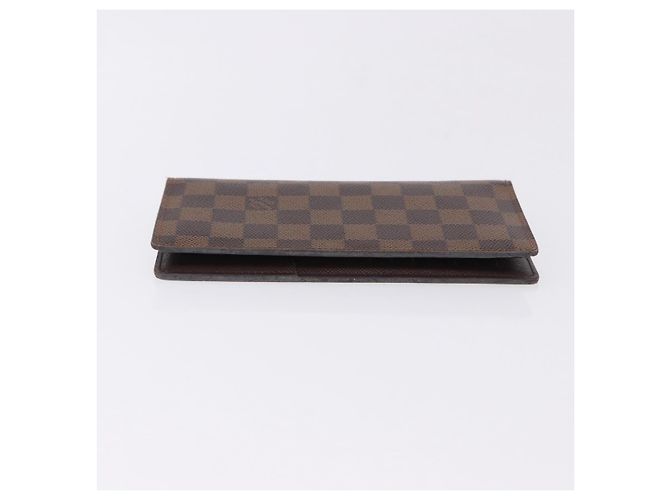 LOUIS VUITTON Damier Ebene Brazza Portefeuille Bifold Wallet N60017 Auth 180970A - vista 3