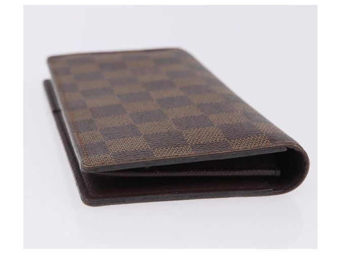 LOUIS VUITTON Damier Ebene Brazza Portefeuille Bifold Wallet N60017 Auth 180970A - vista 5