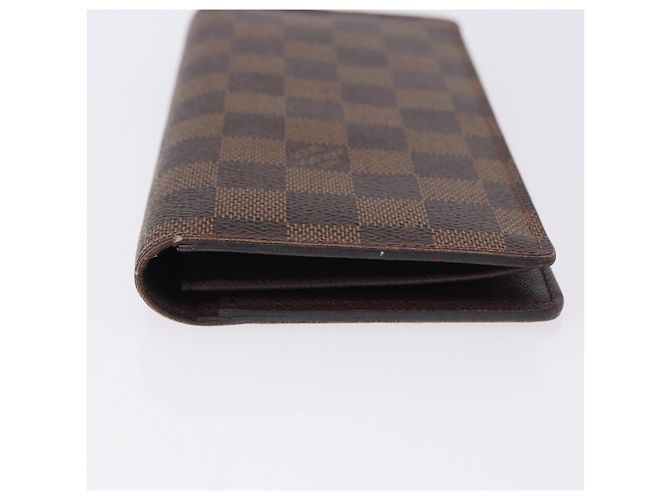 LOUIS VUITTON Damier Ebene Brazza Portefeuille Bifold Wallet N60017 Auth 180970A - vista 6