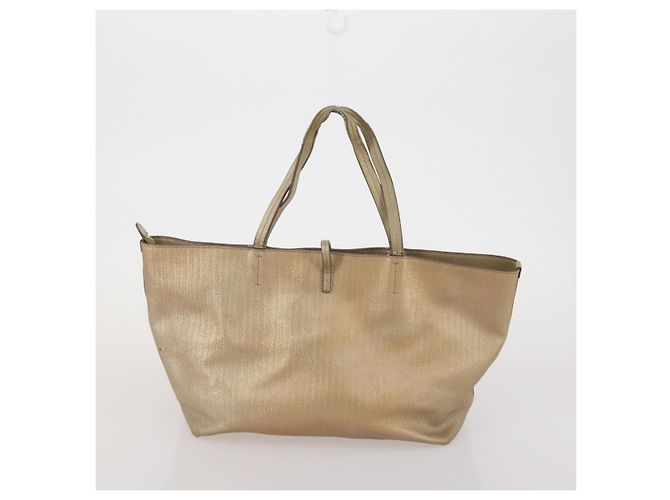 Borsa a Tracolla Salvatore Ferragamo Nylon Pelle Set da 2 Nero Oro Auth bs36053 D'oro - vista 11