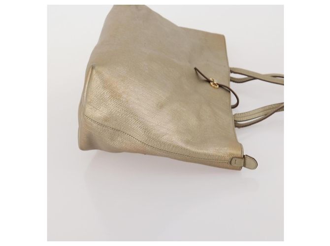 Borsa a Tracolla Salvatore Ferragamo Nylon Pelle Set da 2 Nero Oro Auth bs36053 D'oro - vista 12