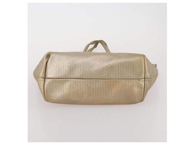 Borsa a Tracolla Salvatore Ferragamo Nylon Pelle Set da 2 Nero Oro Auth bs36053 D'oro - vista 15