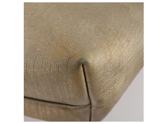 Borsa a Tracolla Salvatore Ferragamo Nylon Pelle Set da 2 Nero Oro Auth bs36053 D'oro - vista 16