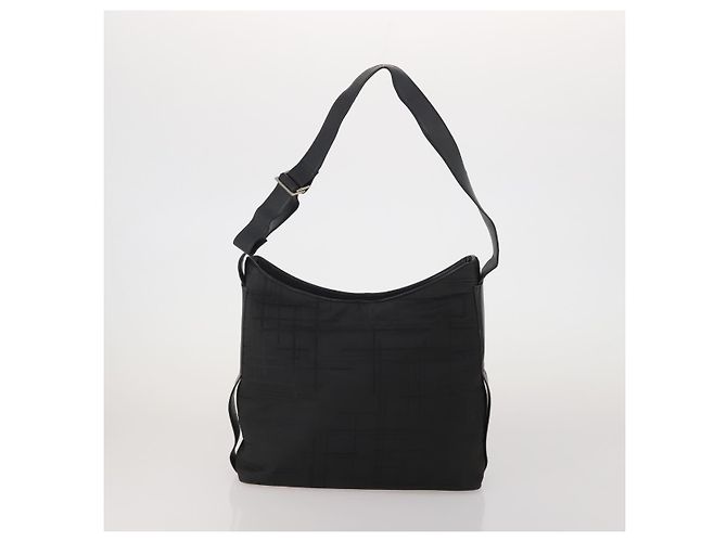 Borsa a Tracolla Salvatore Ferragamo Nylon Pelle Set da 2 Nero Oro Auth bs36053 D'oro - vista 2