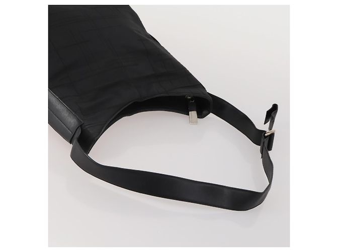 Borsa a Tracolla Salvatore Ferragamo Nylon Pelle Set da 2 Nero Oro Auth bs36053 D'oro - vista 5