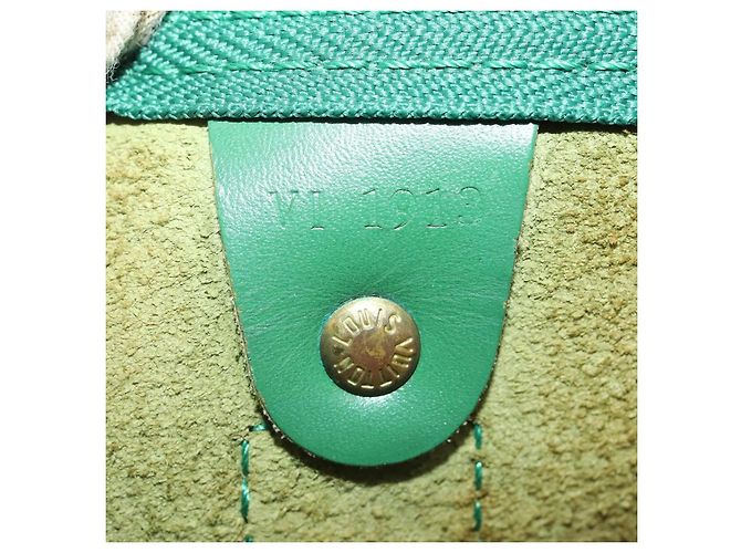 LOUIS VUITTON Epi Keepall 50 Boston Bag Green M42964 LV Auth ar14105 Verde - vista 12