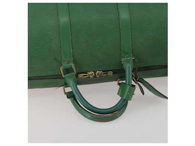 LOUIS VUITTON Epi Keepall 50 Boston Bag Green M42964 LV Auth ar14105 Verde - vista 7