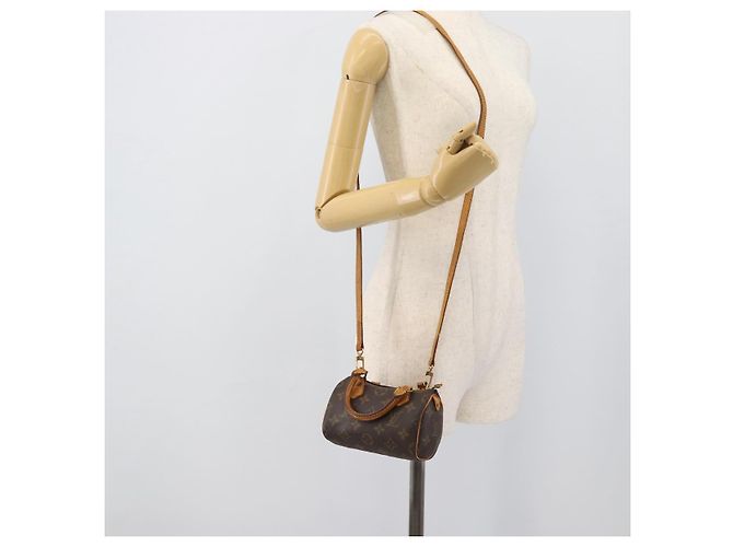 LOUIS VUITTON Borsa a mano Monogram Mini Speedy M41534 LV Auth bs36703 Monogramma - vue 23